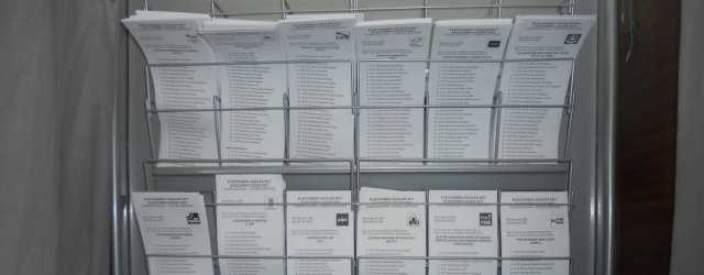 Papeletas de votación [Imaxe: Blogue de P. Larrauri]